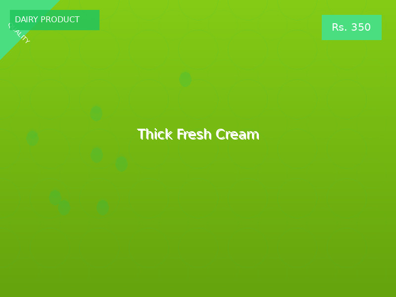 Thick Fresh Cream