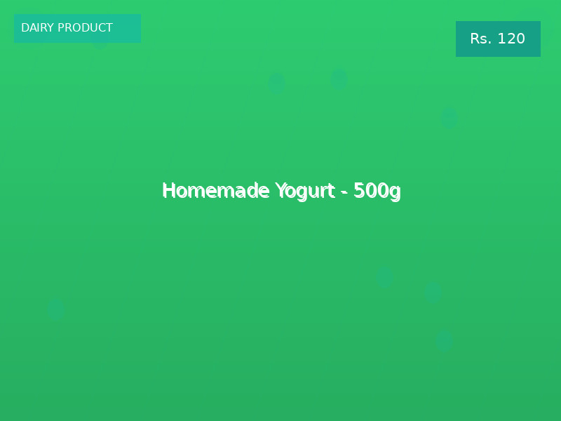 Homemade Yogurt - 500g