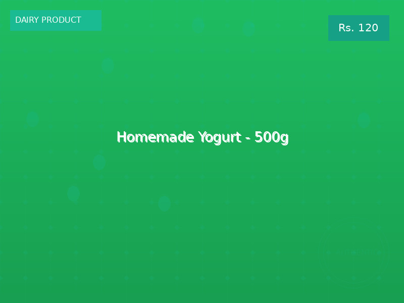 Homemade Yogurt - 500g