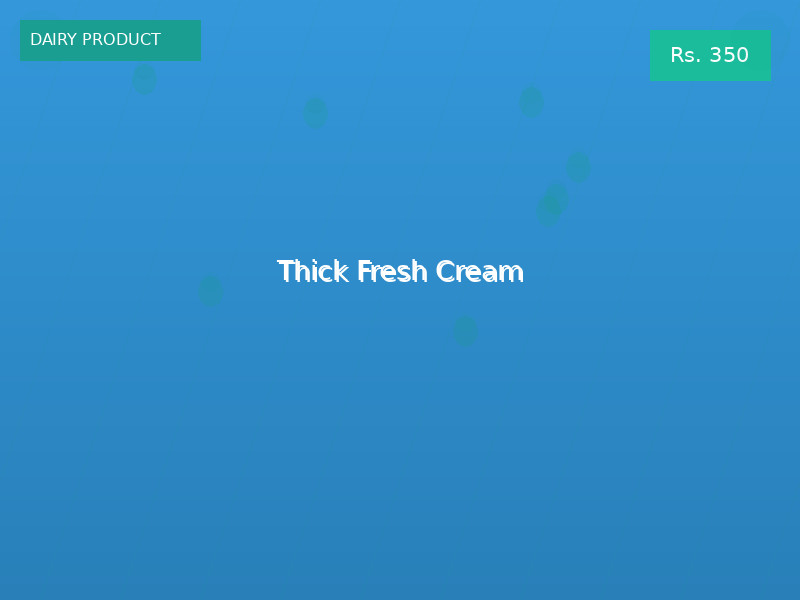 Thick Fresh Cream