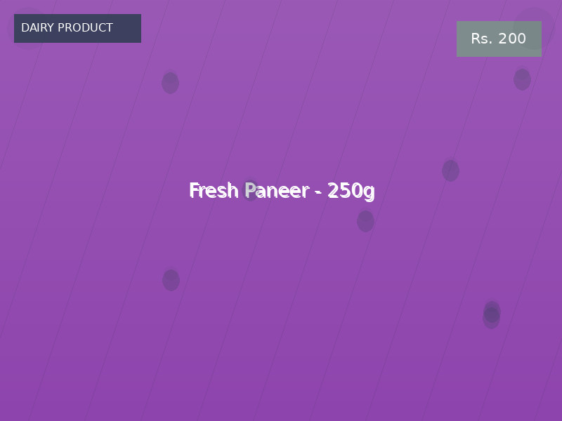 Fresh Paneer - 250g