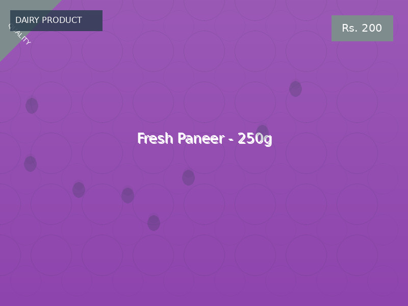 Fresh Paneer - 250g