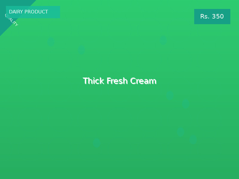 Thick Fresh Cream