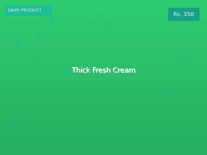 Thick Fresh Cream
