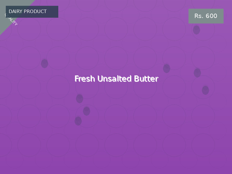 Fresh Unsalted Butter