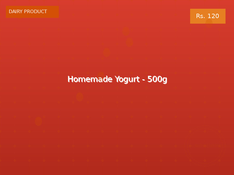 Homemade Yogurt - 500g