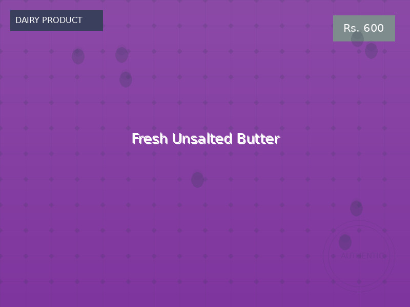 Fresh Unsalted Butter