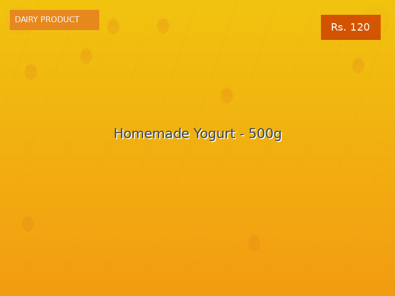 Homemade Yogurt - 500g