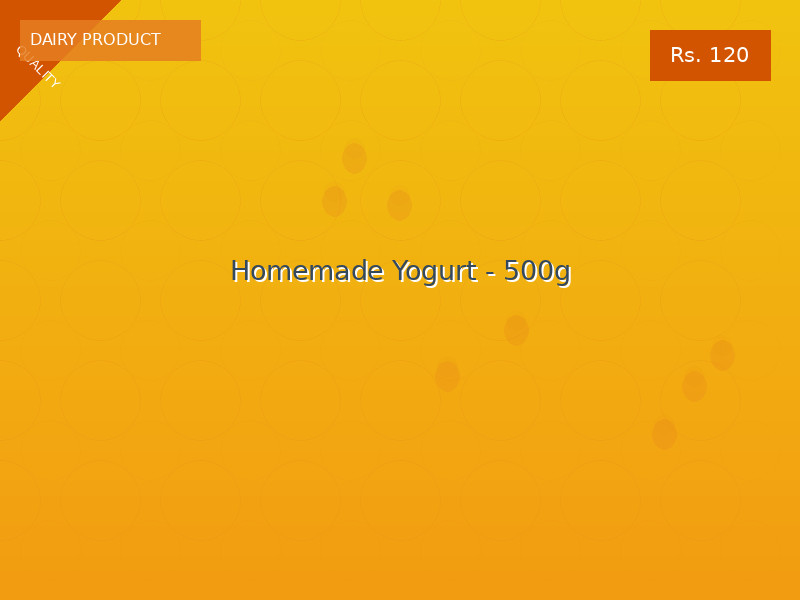 Homemade Yogurt - 500g