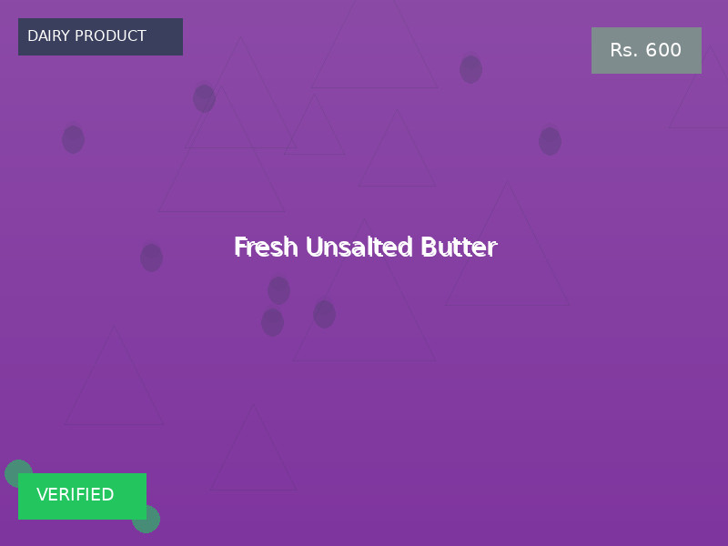 Fresh Unsalted Butter