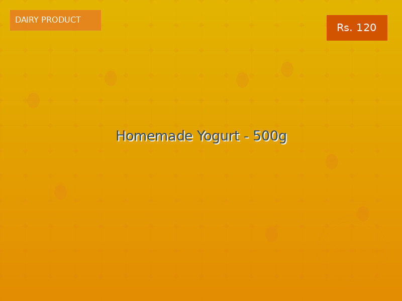 Homemade Yogurt - 500g