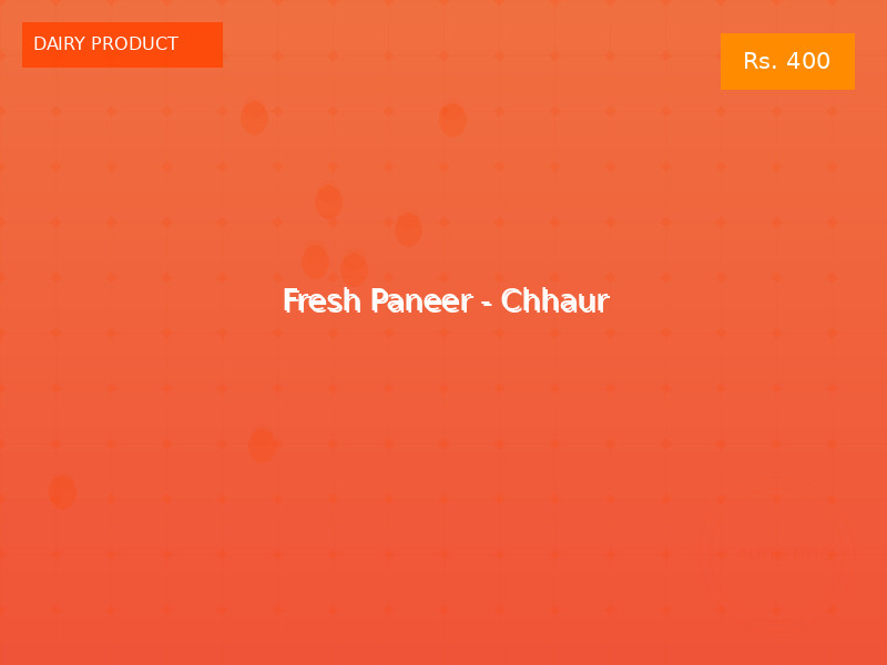 Fresh Paneer - Chhaur