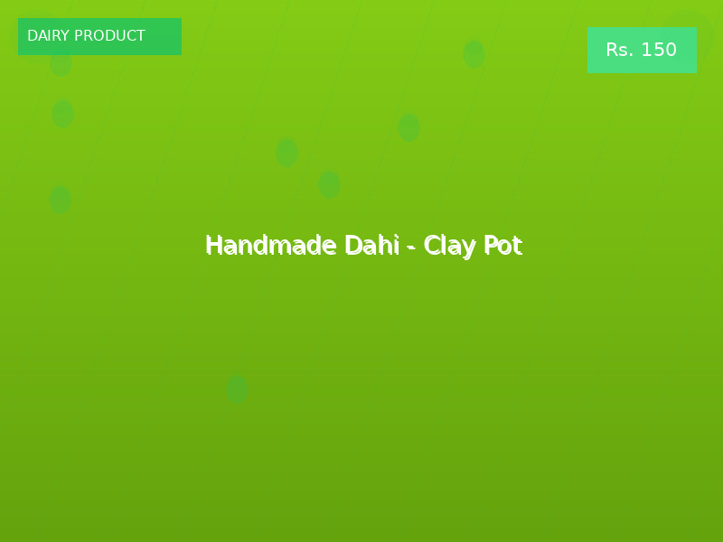 Handmade Dahi - Clay Pot