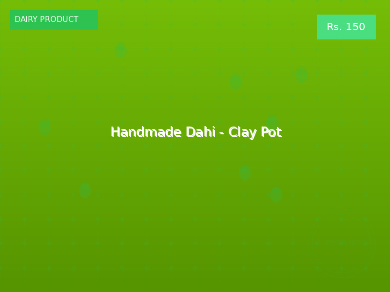 Handmade Dahi - Clay Pot