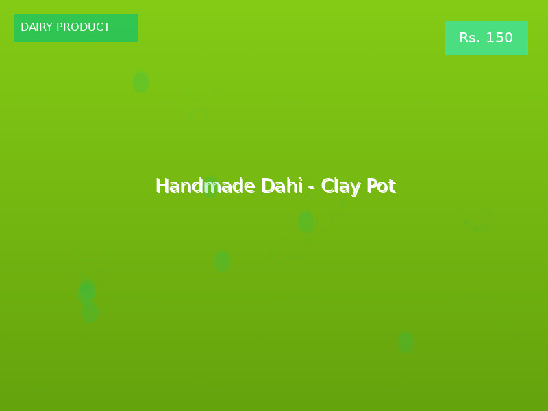 Handmade Dahi - Clay Pot