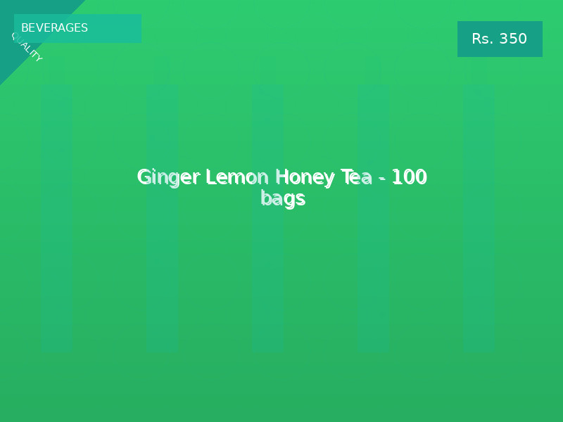 Ginger Lemon Honey Tea - 100 bags