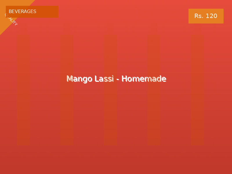 Mango Lassi - Homemade