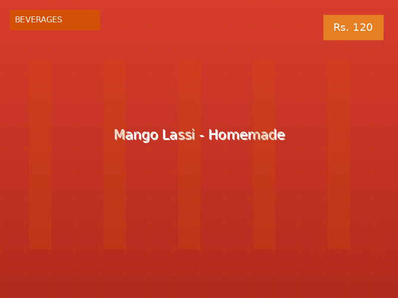 Mango Lassi - Homemade