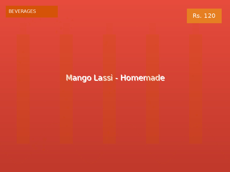 Mango Lassi - Homemade