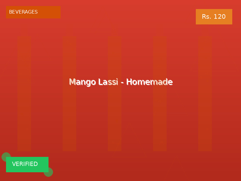 Mango Lassi - Homemade