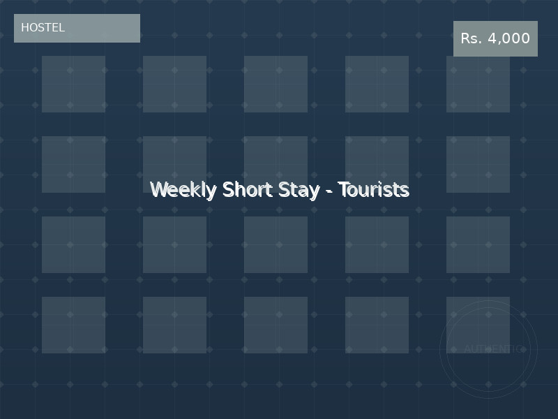 Weekly Short Stay - Tourists