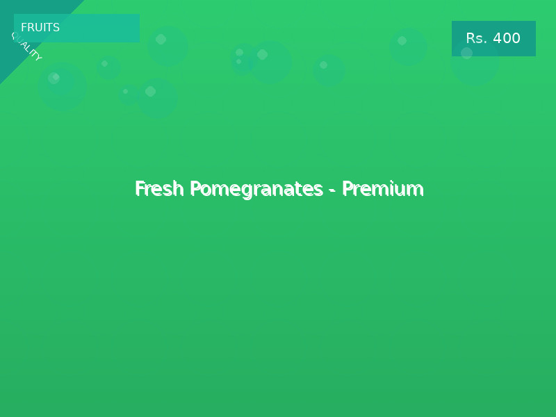 Fresh Pomegranates - Premium