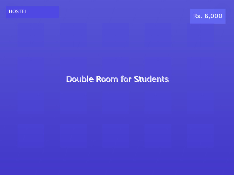 Double Room for Students