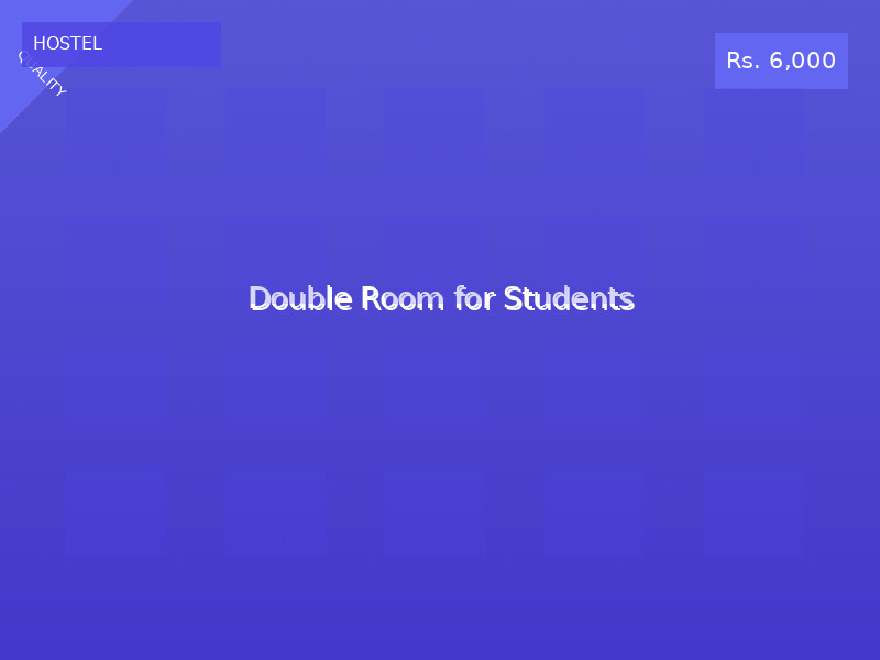 Double Room for Students