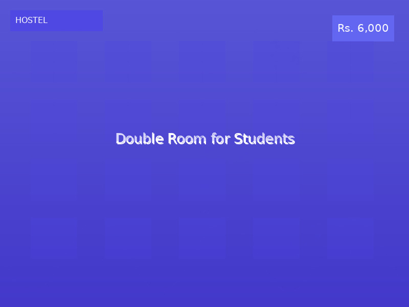 Double Room for Students