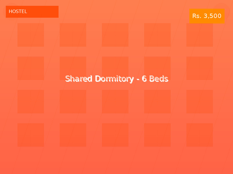 Shared Dormitory - 6 Beds
