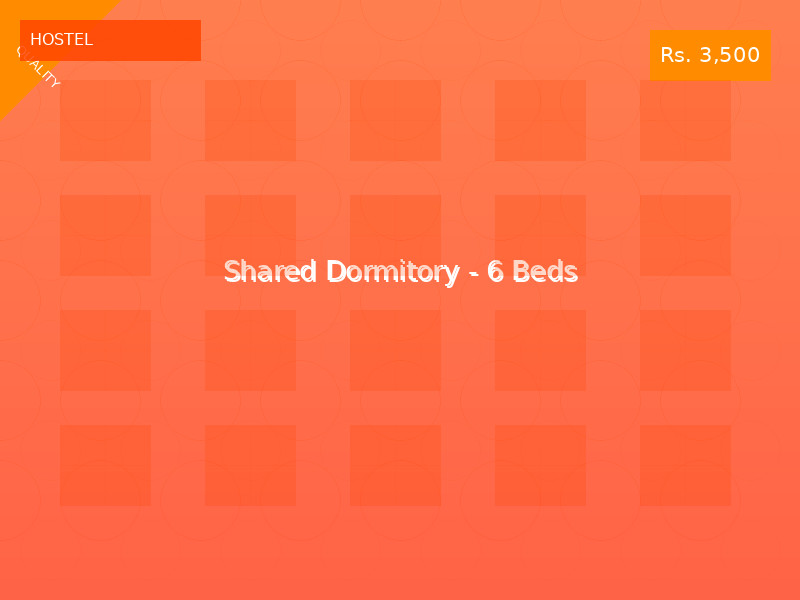 Shared Dormitory - 6 Beds