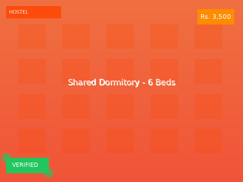 Shared Dormitory - 6 Beds