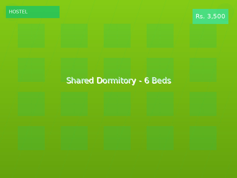 Shared Dormitory - 6 Beds