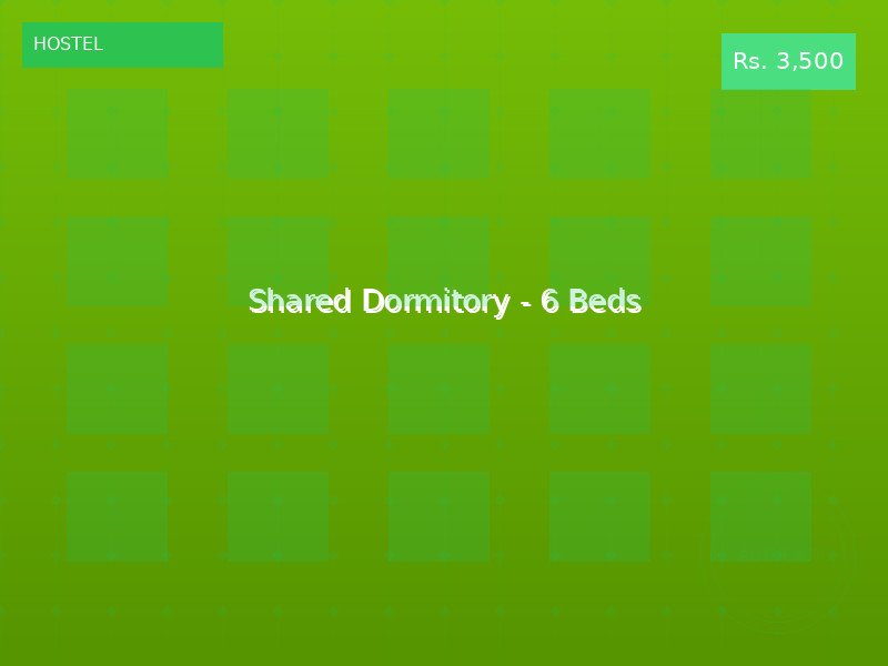 Shared Dormitory - 6 Beds