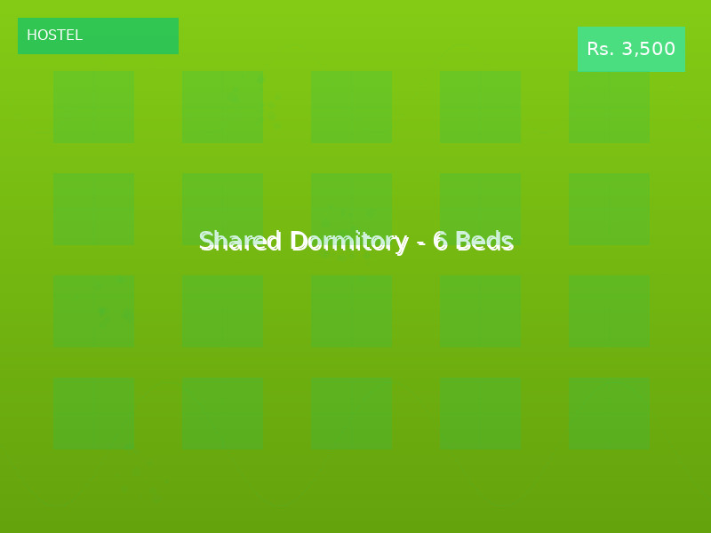 Shared Dormitory - 6 Beds