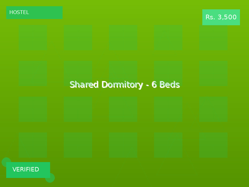 Shared Dormitory - 6 Beds