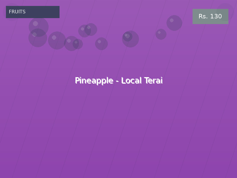 Pineapple - Local Terai