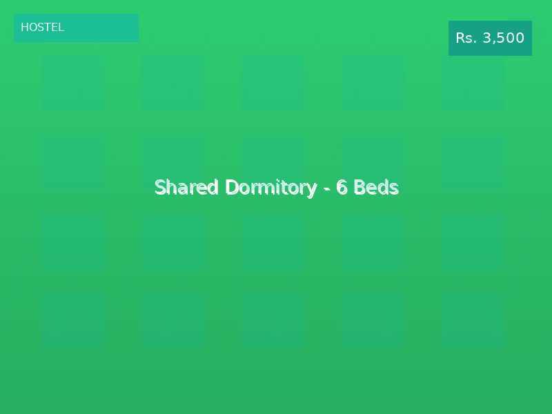 Shared Dormitory - 6 Beds