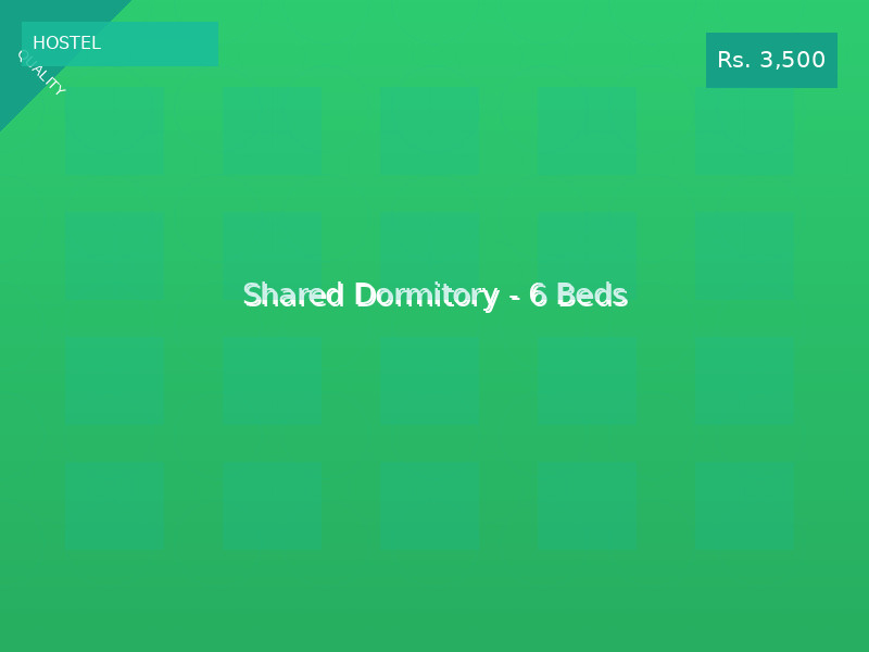 Shared Dormitory - 6 Beds