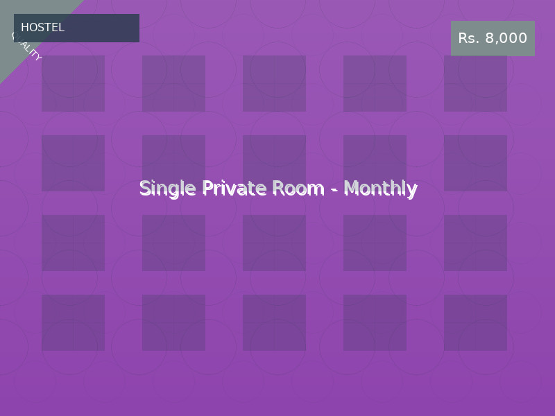 Single Private Room - Monthly