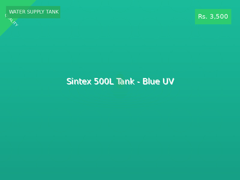 Sintex 500L Tank - Blue UV