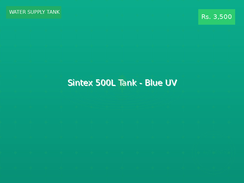 Sintex 500L Tank - Blue UV