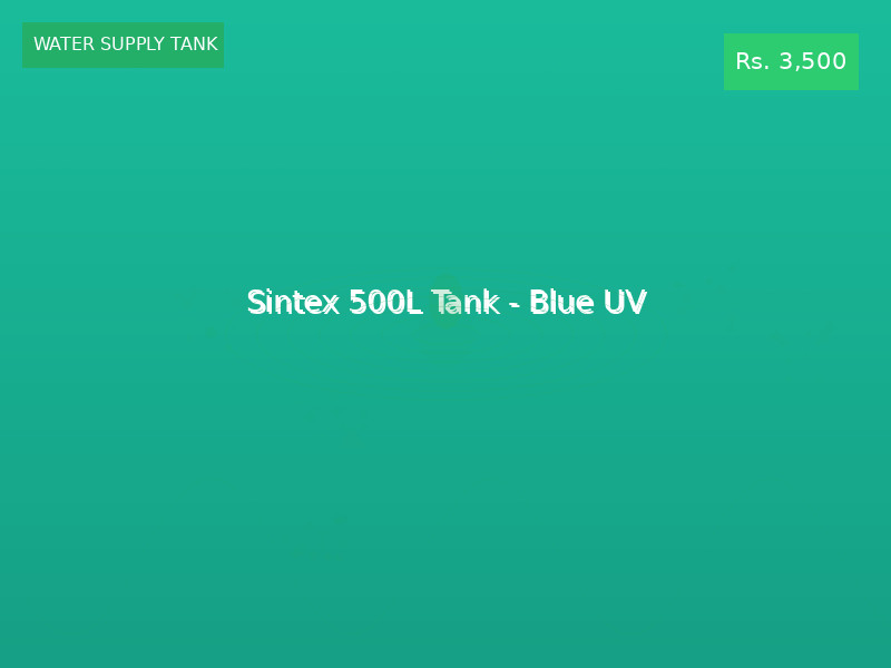 Sintex 500L Tank - Blue UV