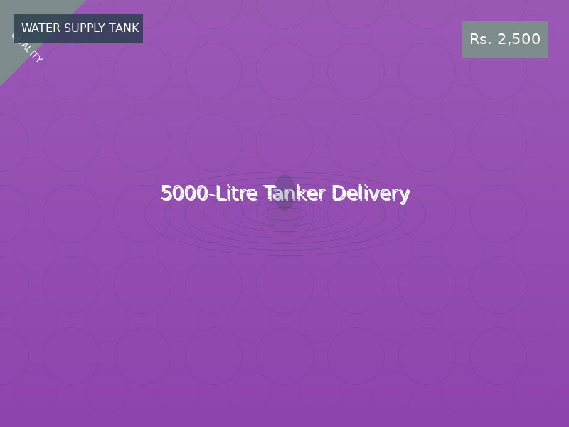 5000-Litre Tanker Delivery