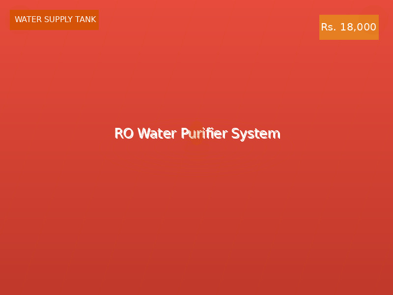 RO Water Purifier System