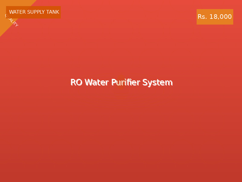 RO Water Purifier System
