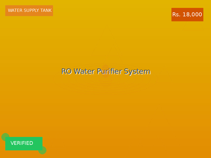 RO Water Purifier System