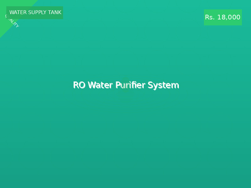 RO Water Purifier System