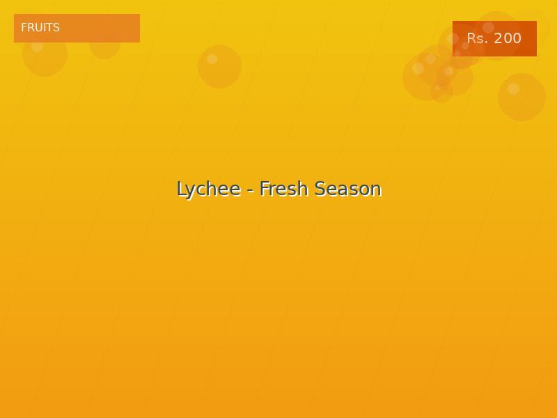 Lychee - Fresh Season