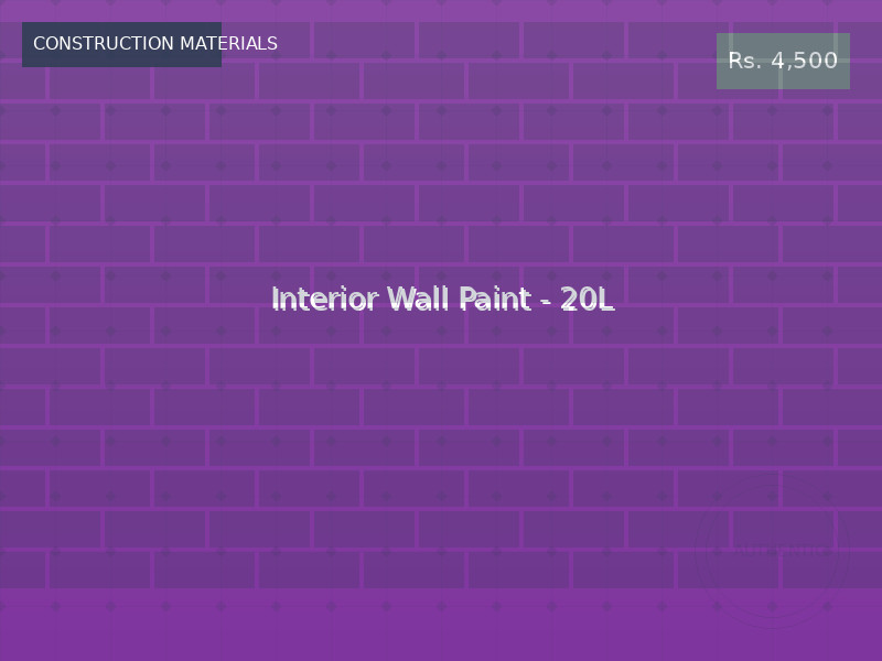 Interior Wall Paint - 20L